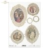 Święta Rodzina, Żłóbek, Stajenka, Boże Narodzenie, Trzech Króli, anioł, Dzieciątko Jezus, Matka Boska, Maryja, ramka, ozdobne ramki, ornamenty, Holy Family, Christmas, Three Kings, angel, Jesus, Mother of God, Mary, frame